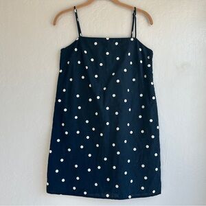 H&M Polka Dot Mini Dress Black/Cream Women’s - Size Small
